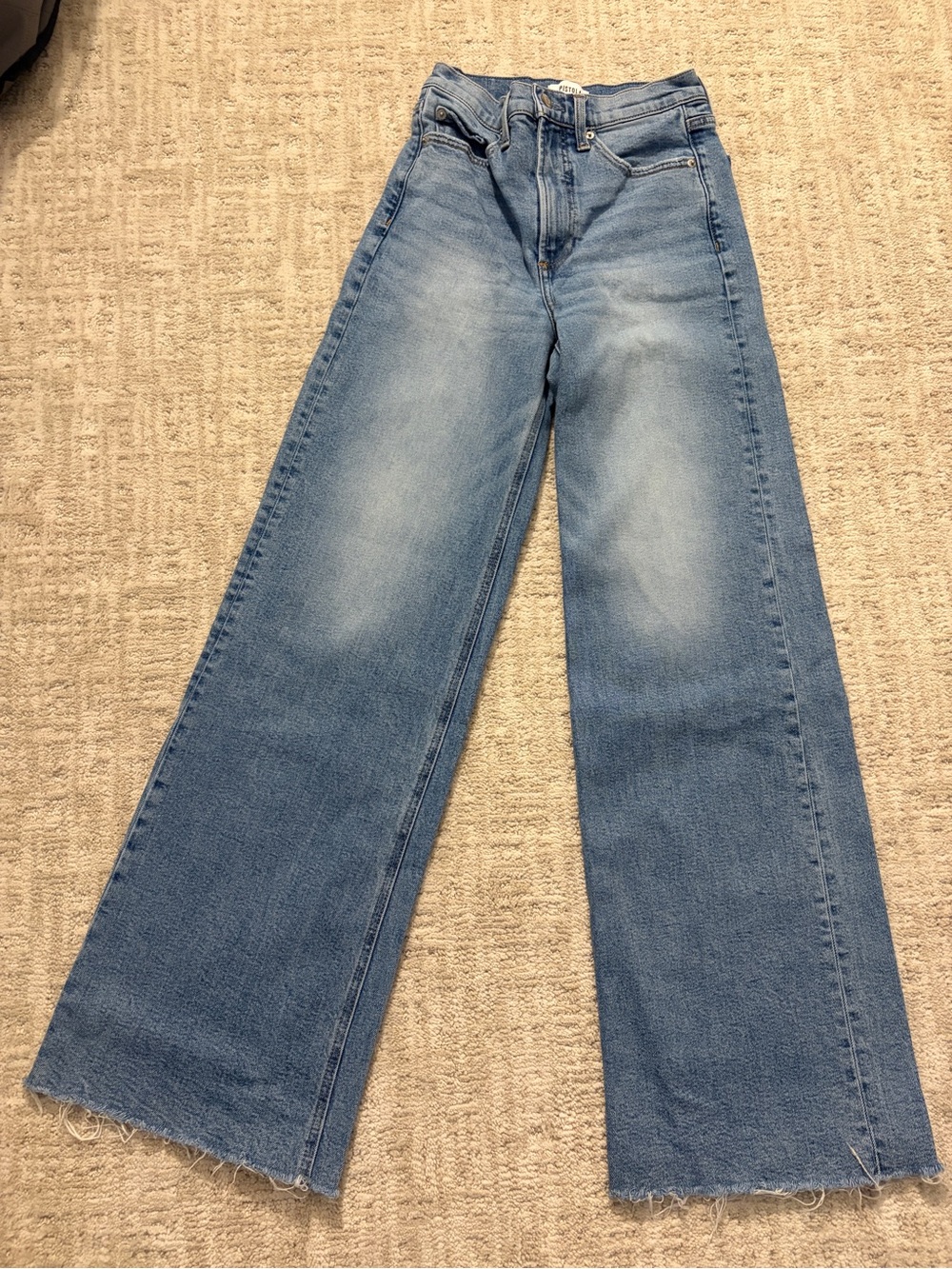 Pistola Lana high waist ultra wide leg sardinia denim jeans size 25